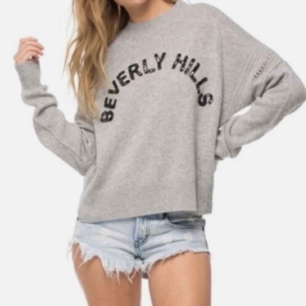 Wildfox 100% Cashmere Beverly Hills Sweater S